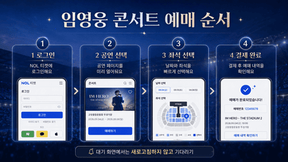 NOL 티켓 2026 임영웅 콘서트 예매 순서와 좌석 선택 방법